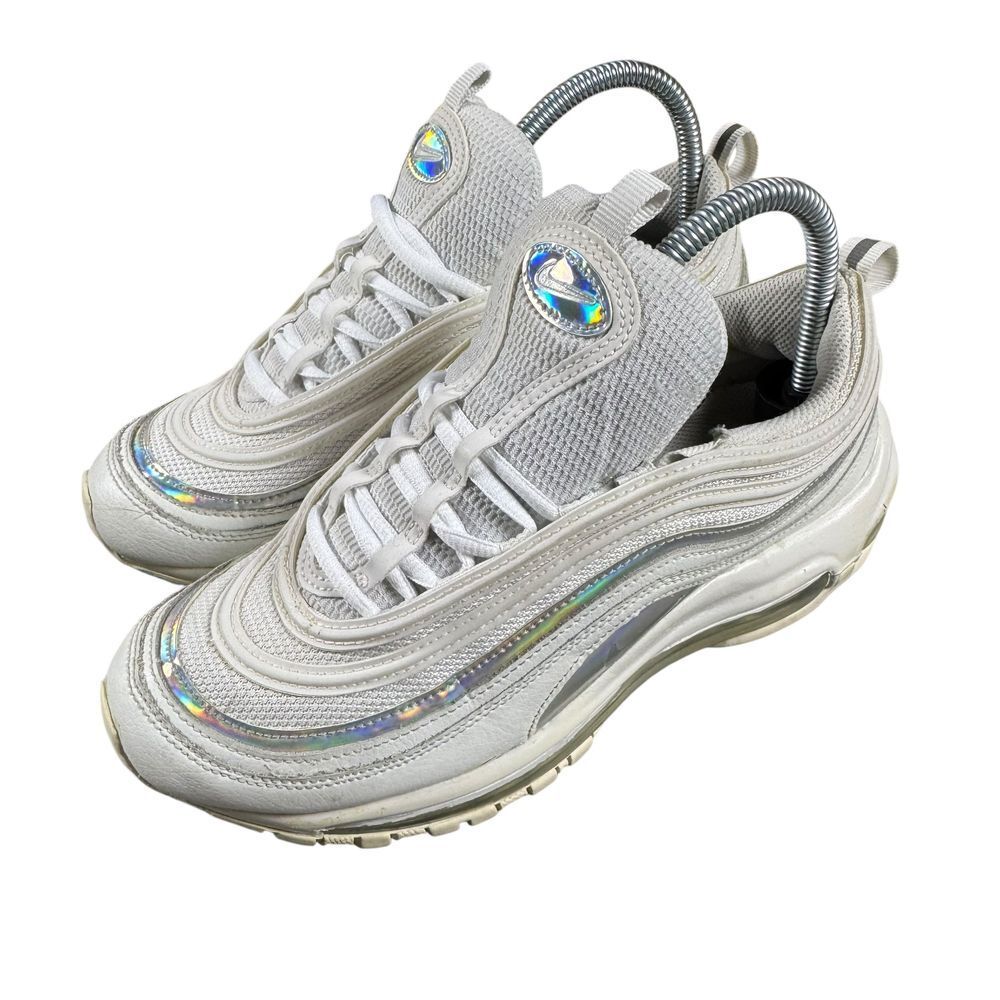 Nike Air Max 97‎ Shoes Women's 7.5  Iridescent White CJ9706-100 Running Athletic
